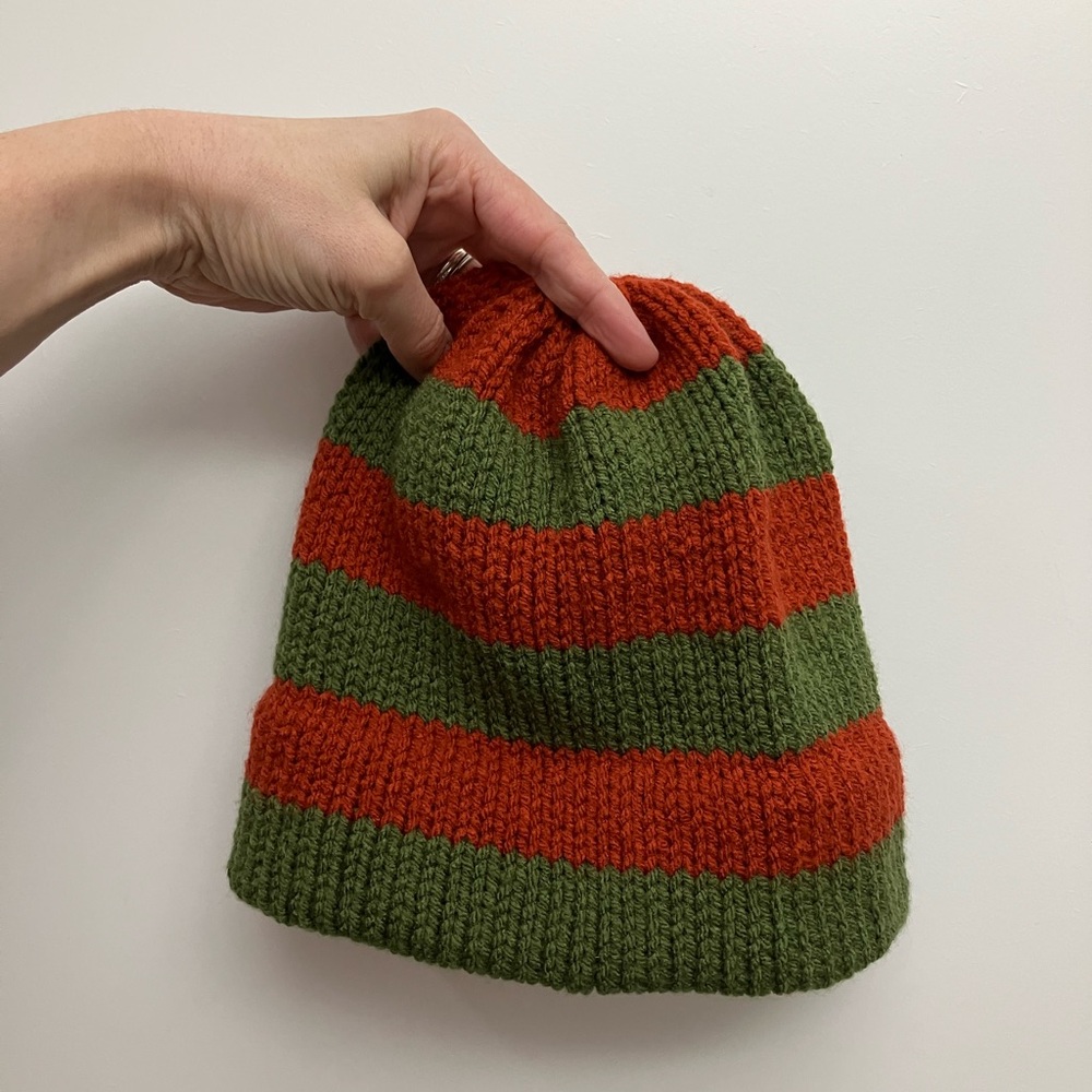 New! Handmade Freddy Krueger inspired adult beanie